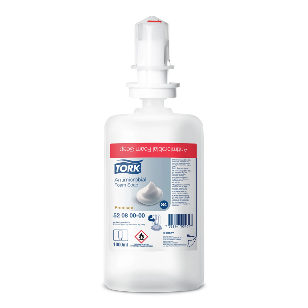 Habszappan fertőtlenítős kézkímélő 1 liter S4 Tork_520800 kép