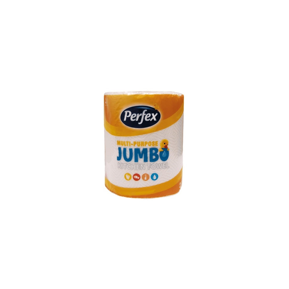 Háztartási papírtörlő kéztörlő 2 rétegű 1 tekercs/csomag 150 lap Boni Perfex Jumbo kép