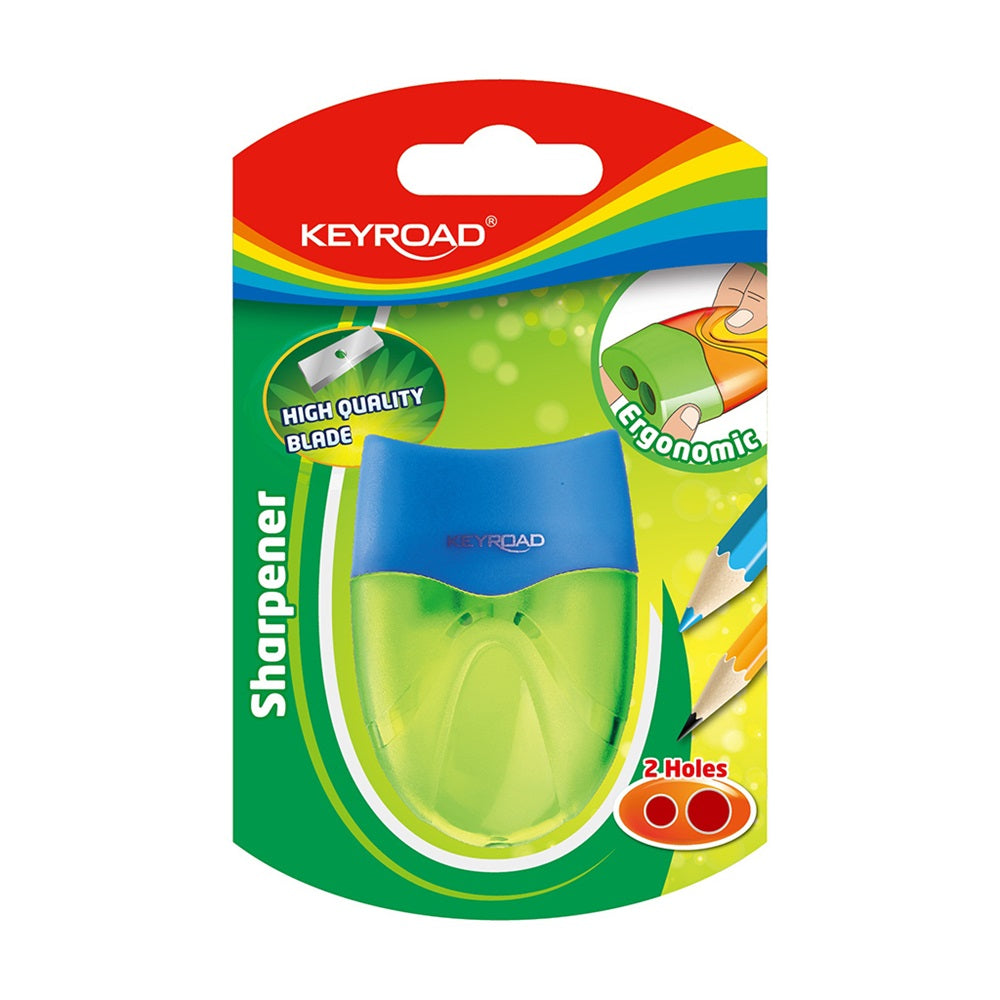 Hegyező 2 lyukú tartályos Keyroad Mellow vegyes színek kép