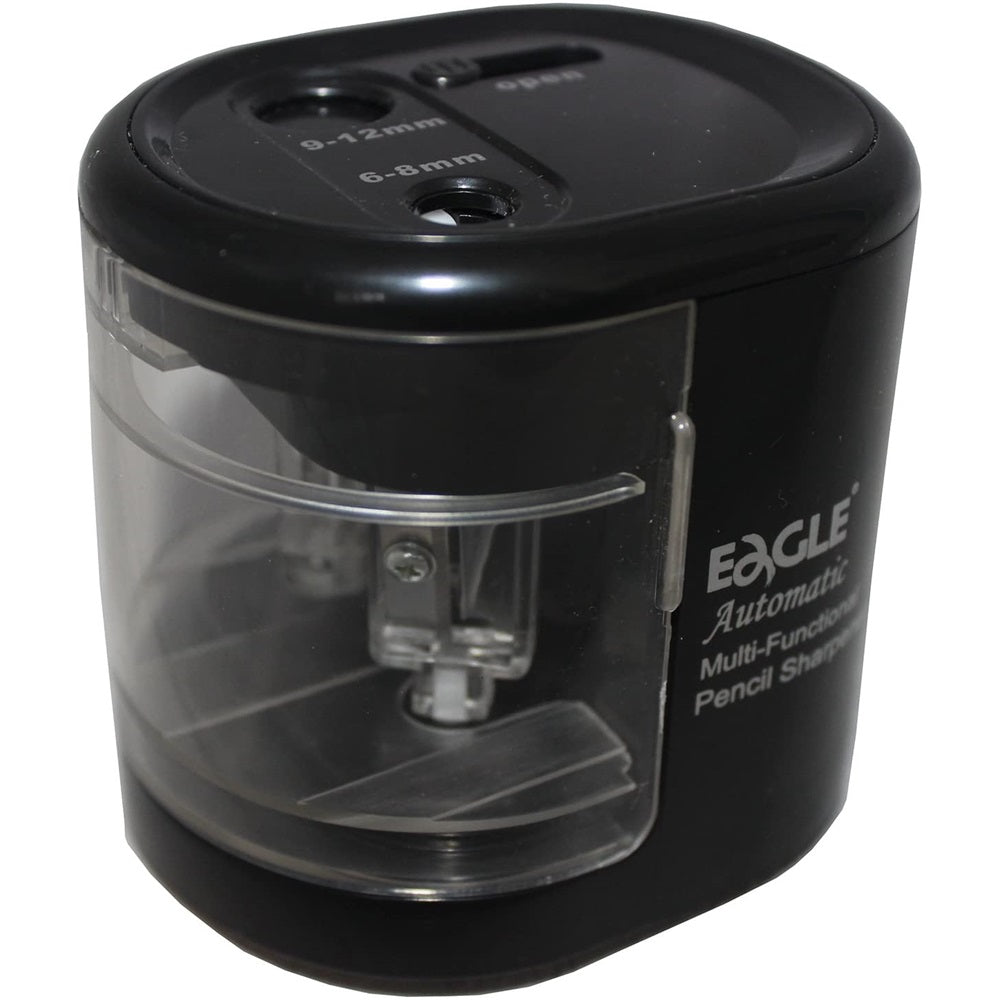 Hegyező asztali 2 lyukú elektromos elemes és USB adapterrel működtethető EG5161 Eagle fekete kép