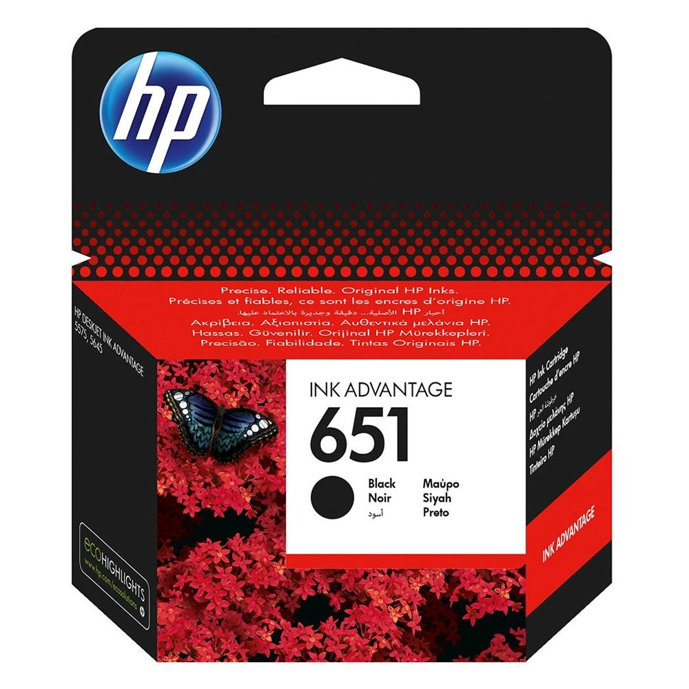Hp 651/C2P10AE tintapatron black ORIGINAL kép