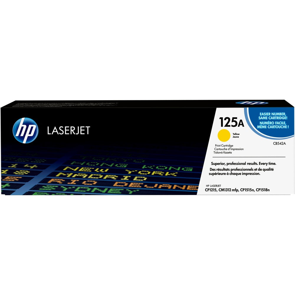 Hp CB542A toner yellow ORIGINAL (125A) kép