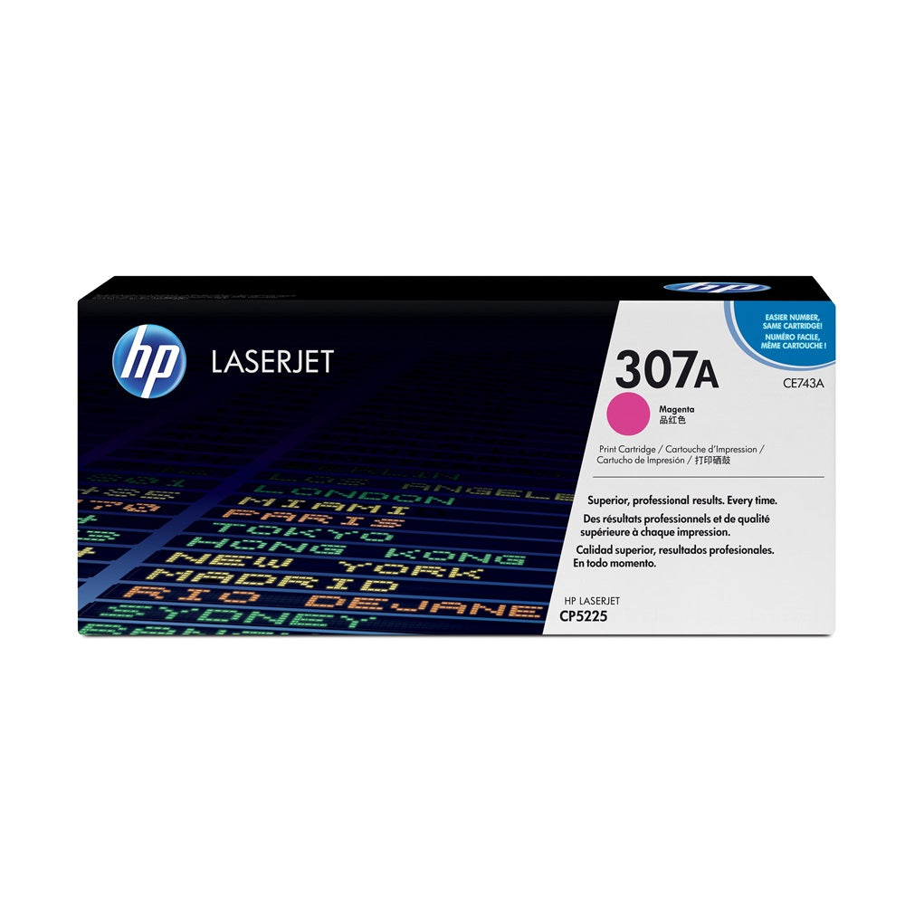 Hp CE743A toner magenta ORIGINAL (307A) kép