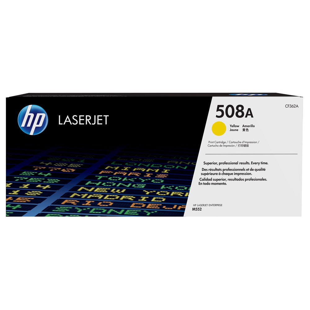 Hp CF362A toner yellow ORIGINAL (508A) kép