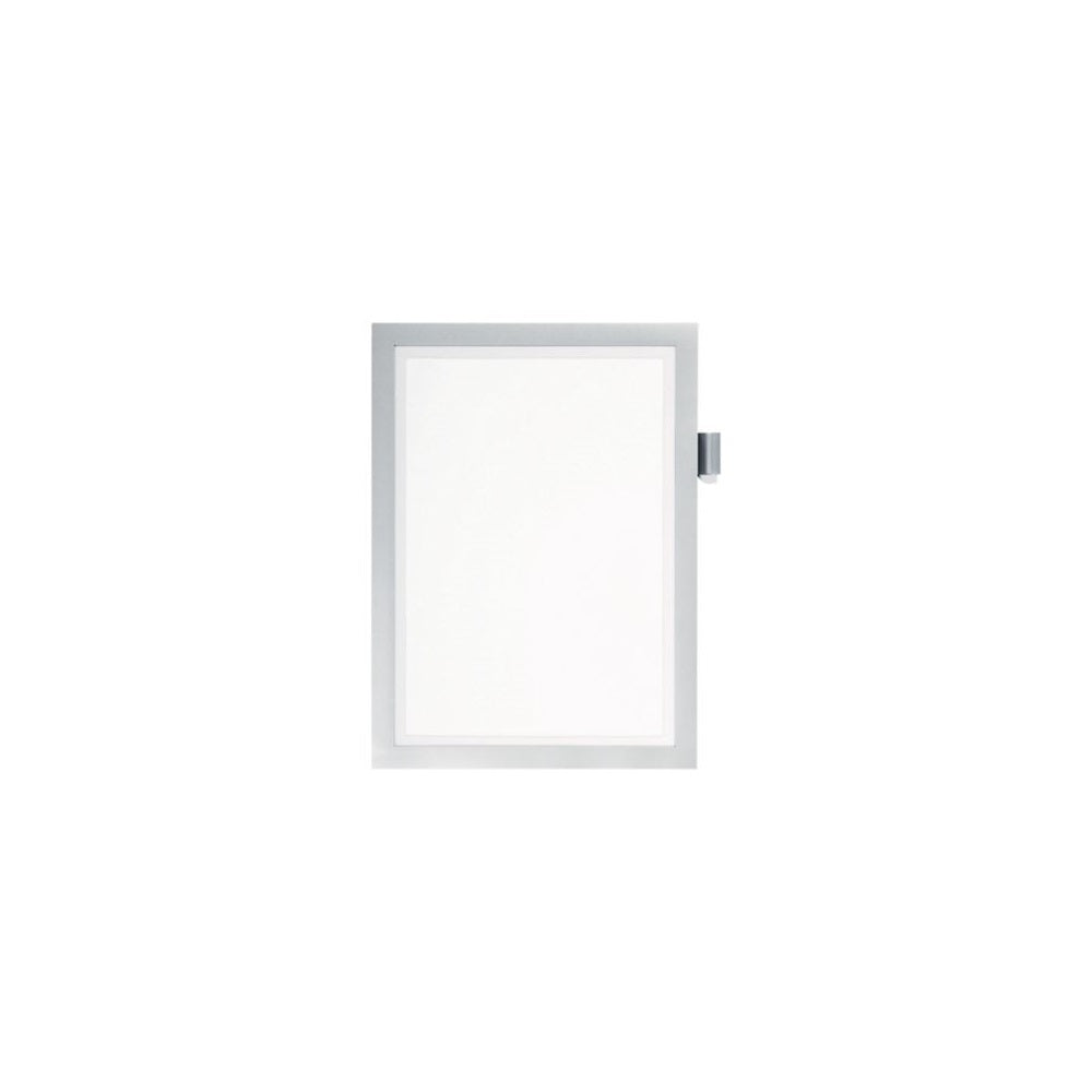 Infókeret A4, öntapadó hátlap, mágneses záródás Duraframe® Note ezüst kép