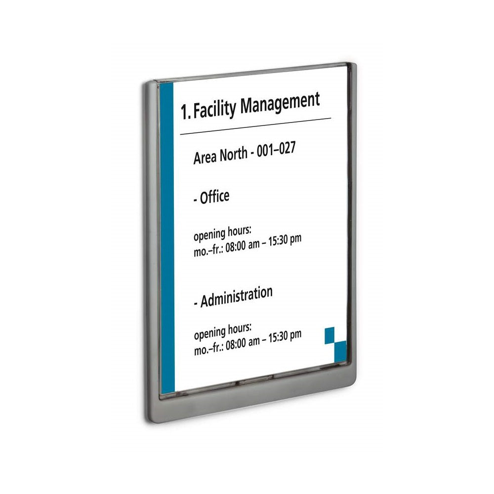 Irányítótábla, 210x297mm, Durable szürke kép