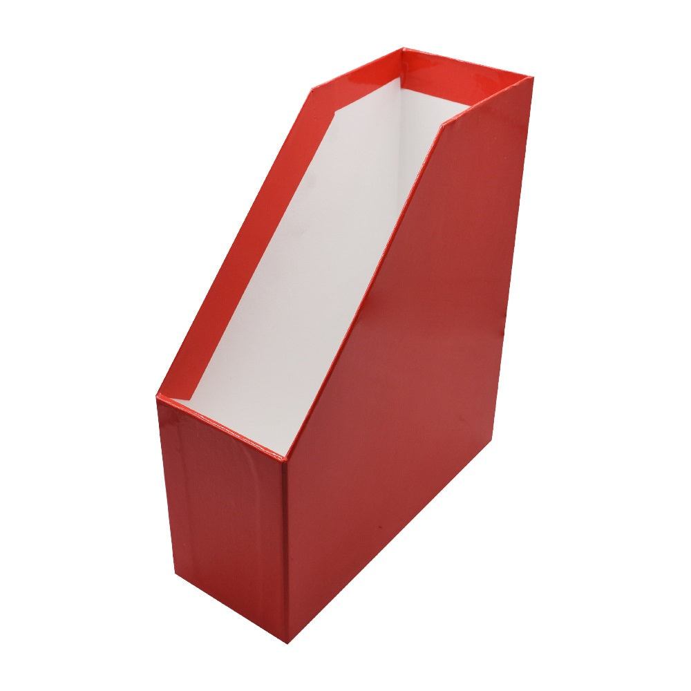 Iratpapucs 9cm, karton, lakkozott Bluering® piros kép