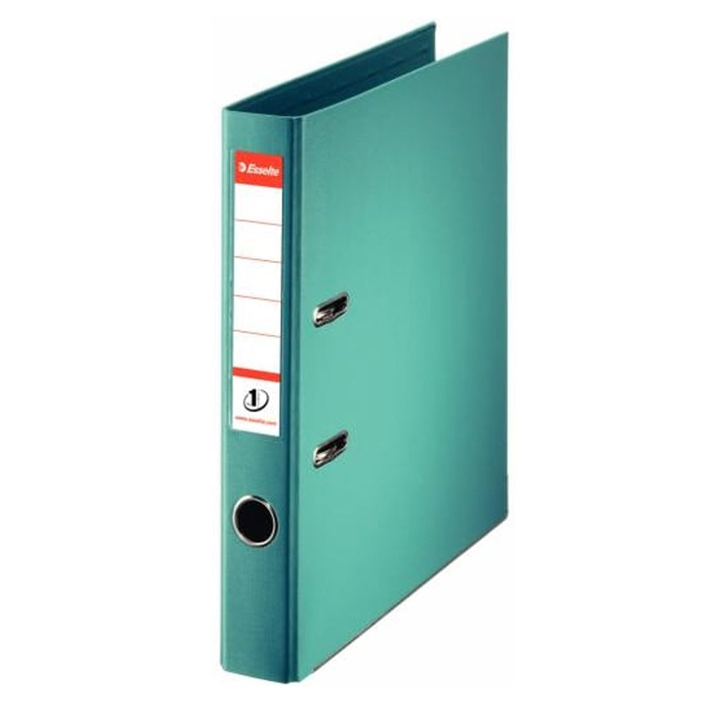 Iratrendező A4, 5cm, PP élvédő sínnel, Esselte Standard Vivida türkiz kép