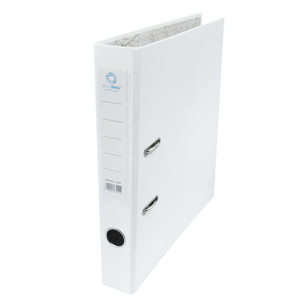Iratrendező A4, 5cm, két oldalt PP borítás,lapraszerelt, Bluering® Premium fehér kép