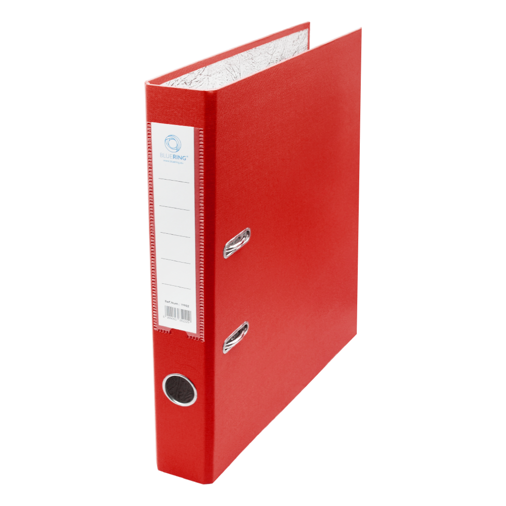 Iratrendező A4, 5cm, két oldalt PP borítás,lapraszerelt, Bluering® Premium piros kép
