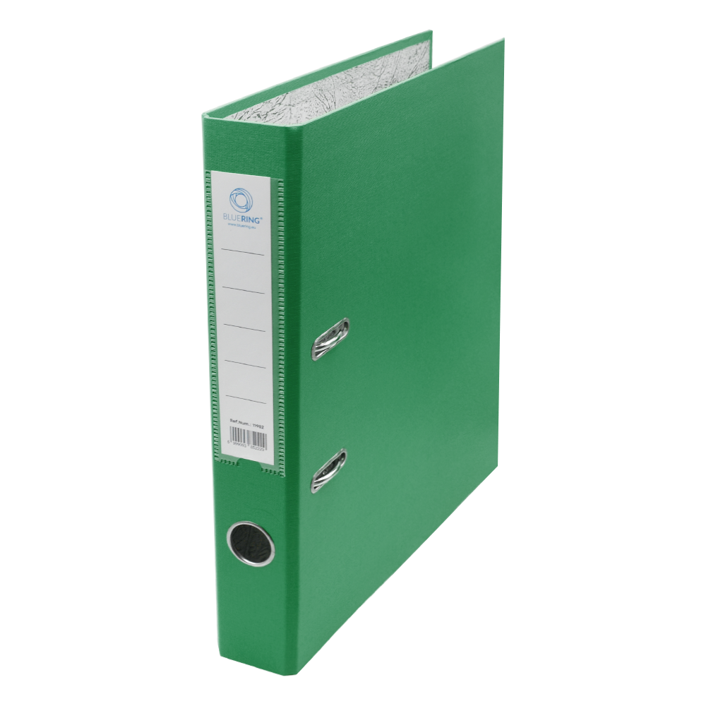 Iratrendező A4, 5cm, két oldalt PP borítás,lapraszerelt, Bluering® Premium zöld kép
