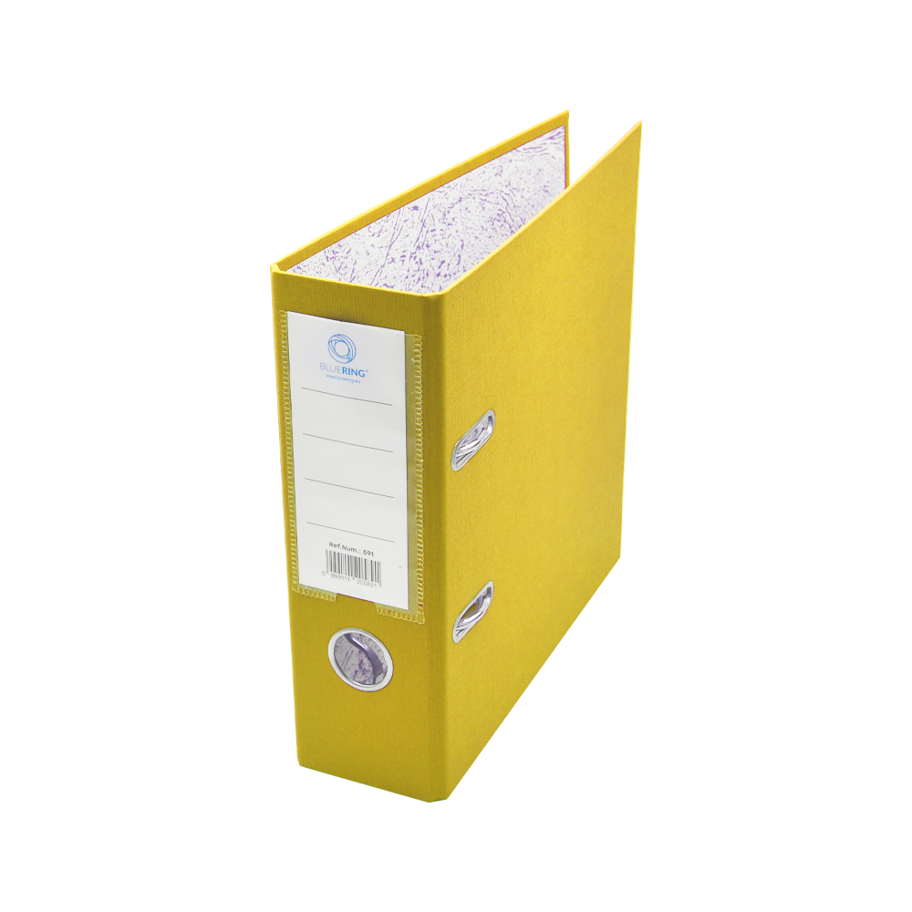 Iratrendező A5, 7,5cm,lapraszerelt, Bluering® sárga kép