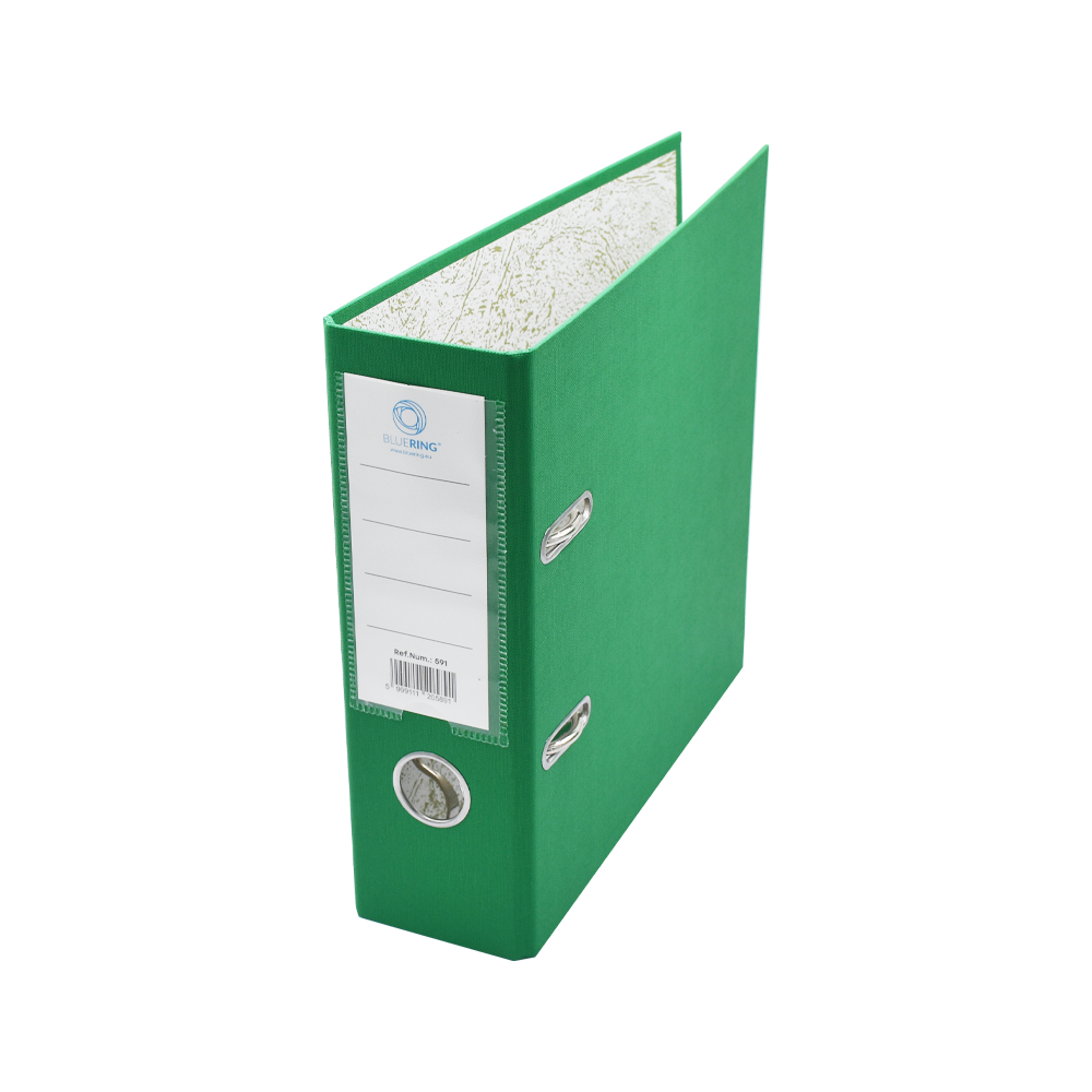 Iratrendező A5, 7,5cm,lapraszerelt, Bluering® zöld kép