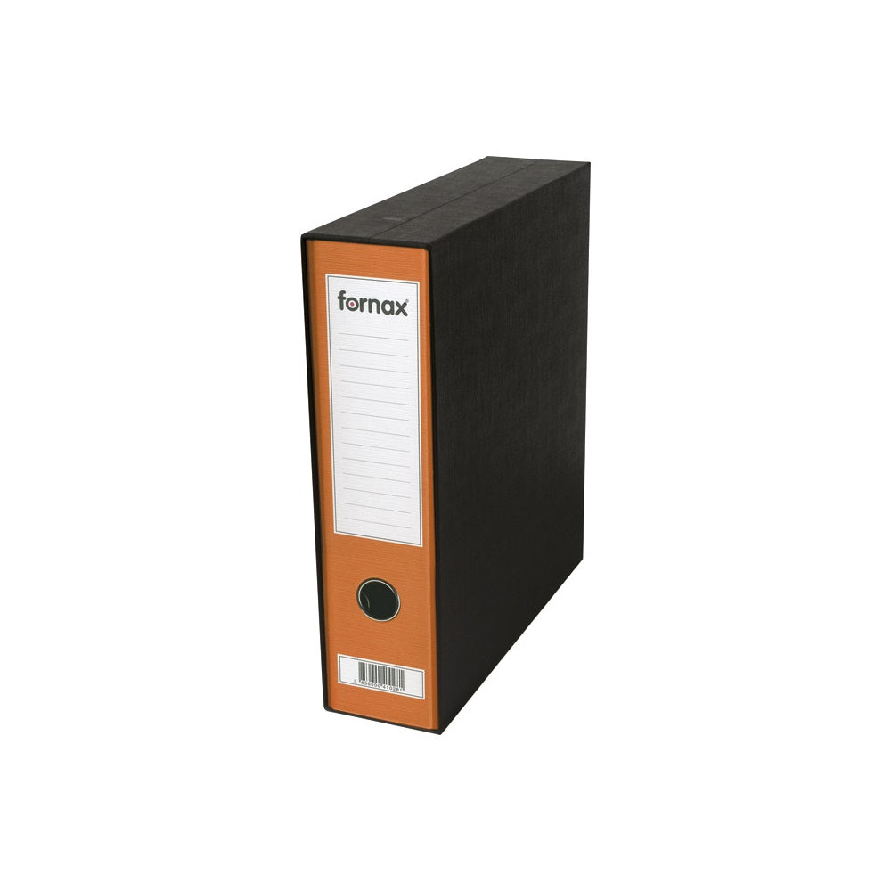 Tokos iratrendező A4, 8cm, Fornax Prestige narancssárga kép