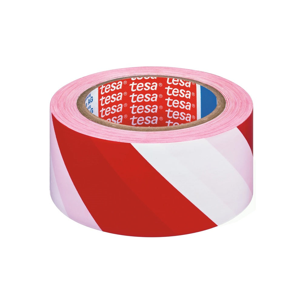 Jelölőszalag 50mmX33m Tesa piros/fehér kép