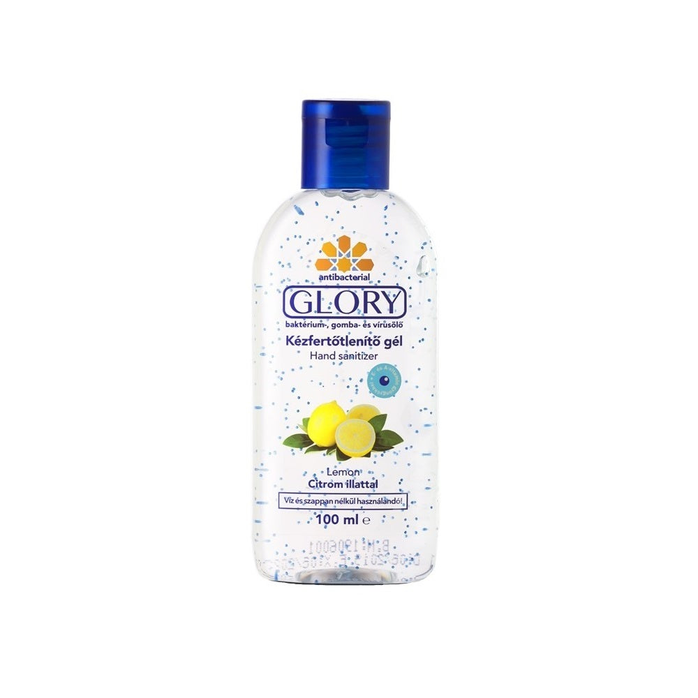 Kéz- és bőrfertőtlenítő gél 100 ml Glory citrom kép