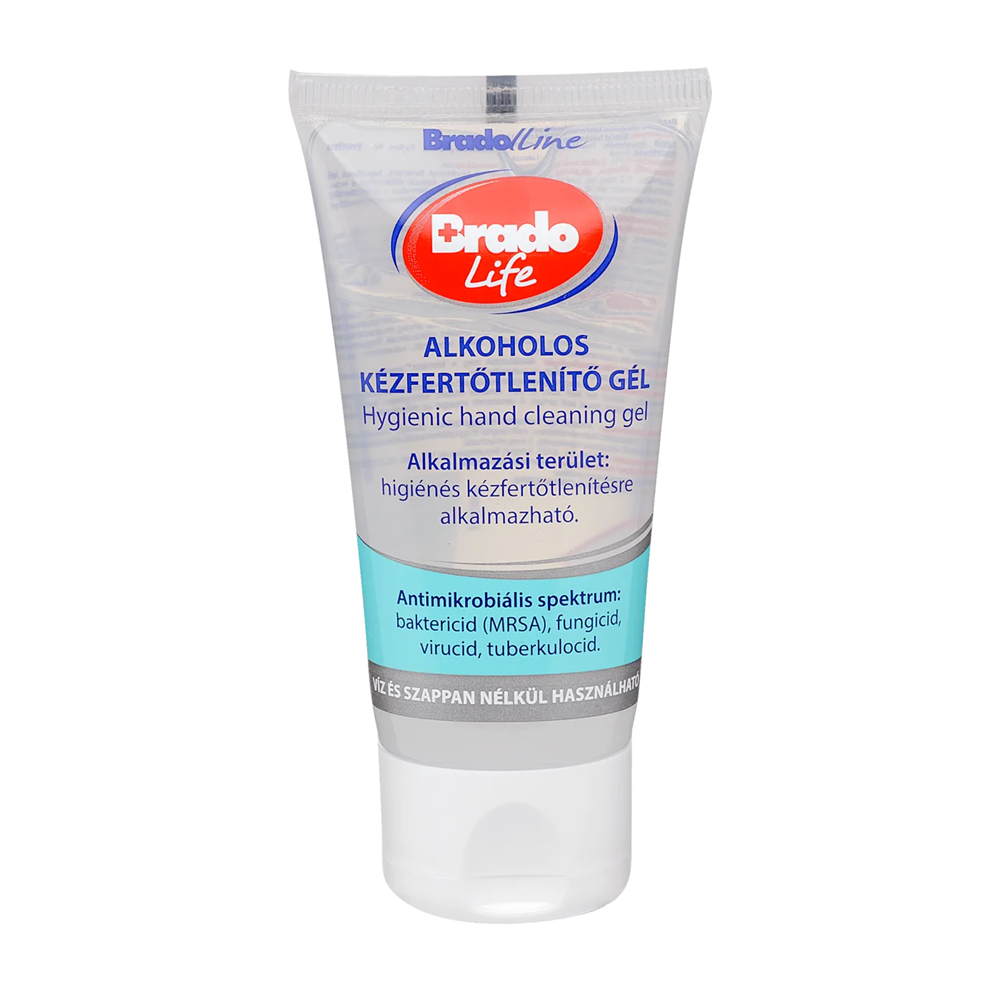Kéz- és bőrfertőtlenítő gél tubusos 50 ml Bradolife kép