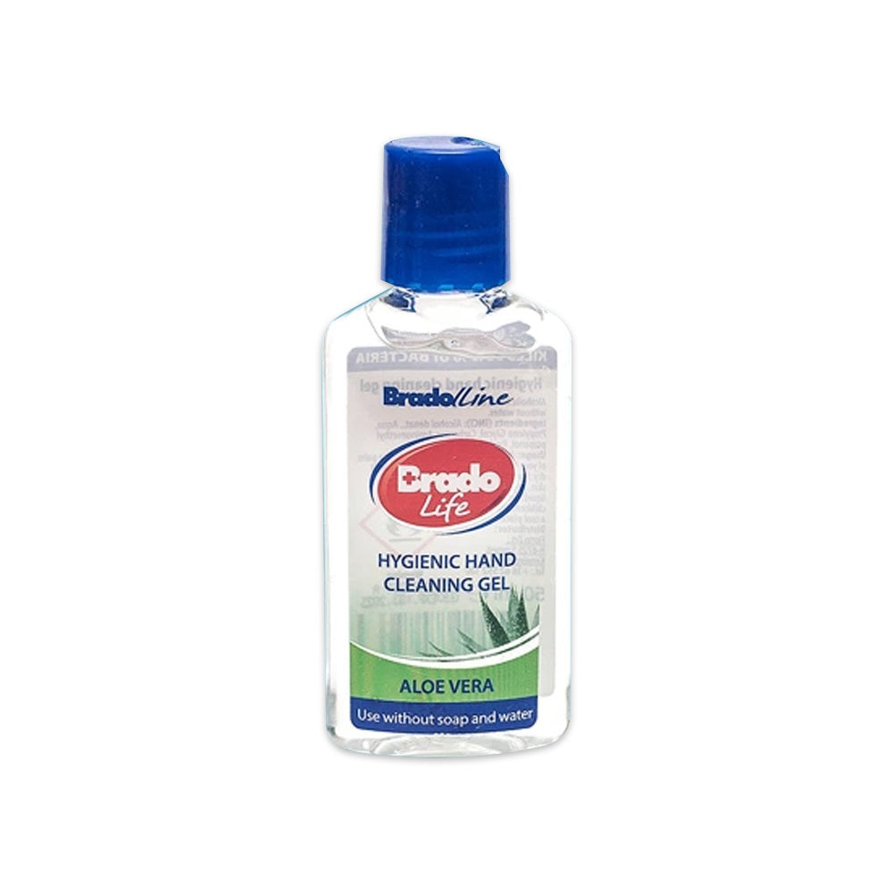 Kéz- és bőrfertőtlenítő gél 50 ml Bradolife aloe vera kép