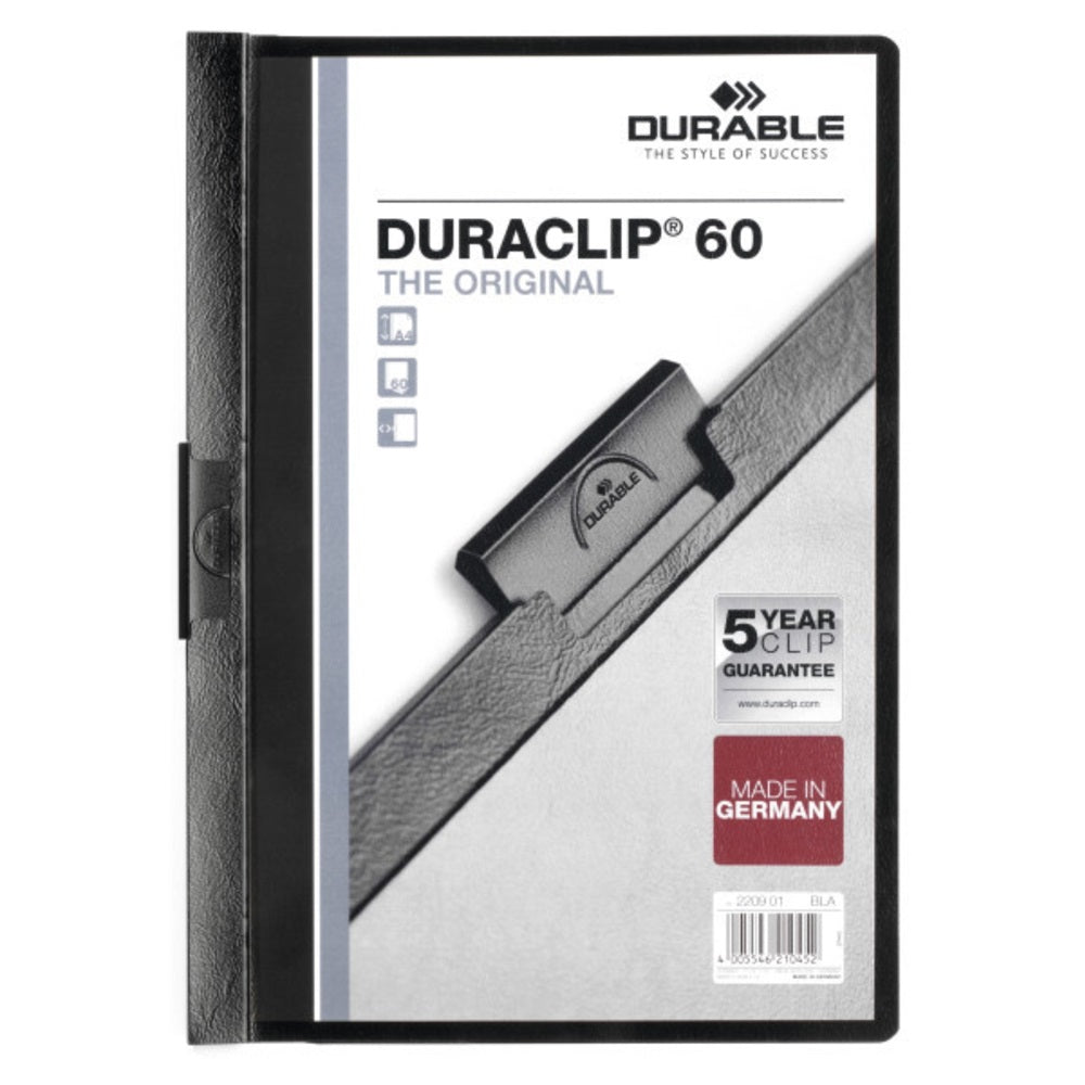 Klip mappa 60lap Durable Duraclip®, fekete kép