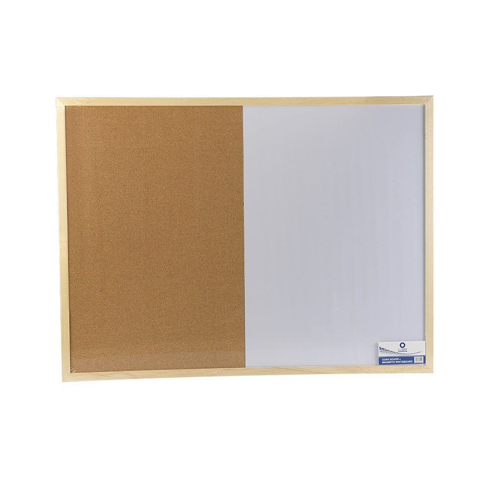 Kombinált parafa + fehér tábla 60x80cm, Bluering® kép