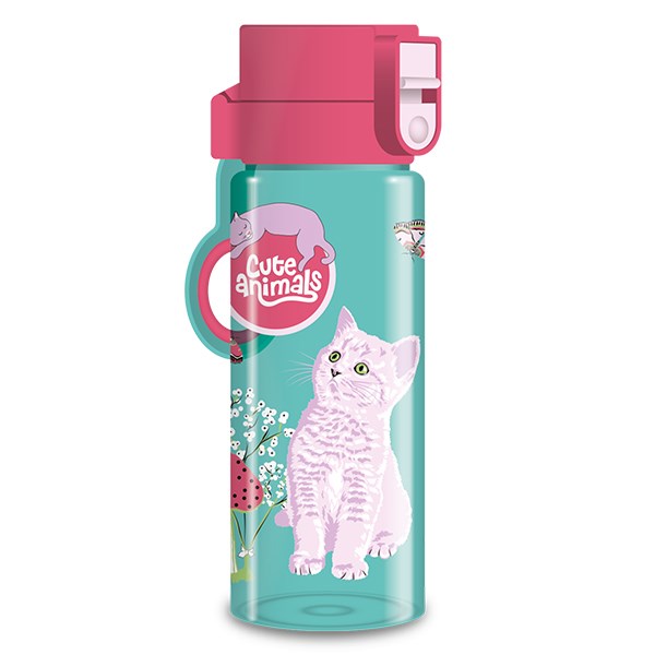 Kulacs ARS UNA műanyag BPA-mentes 475 ml Cute Animals-Kitten