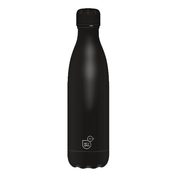 Kulacs duplafalú ARS UNA fém 500 ml Noir