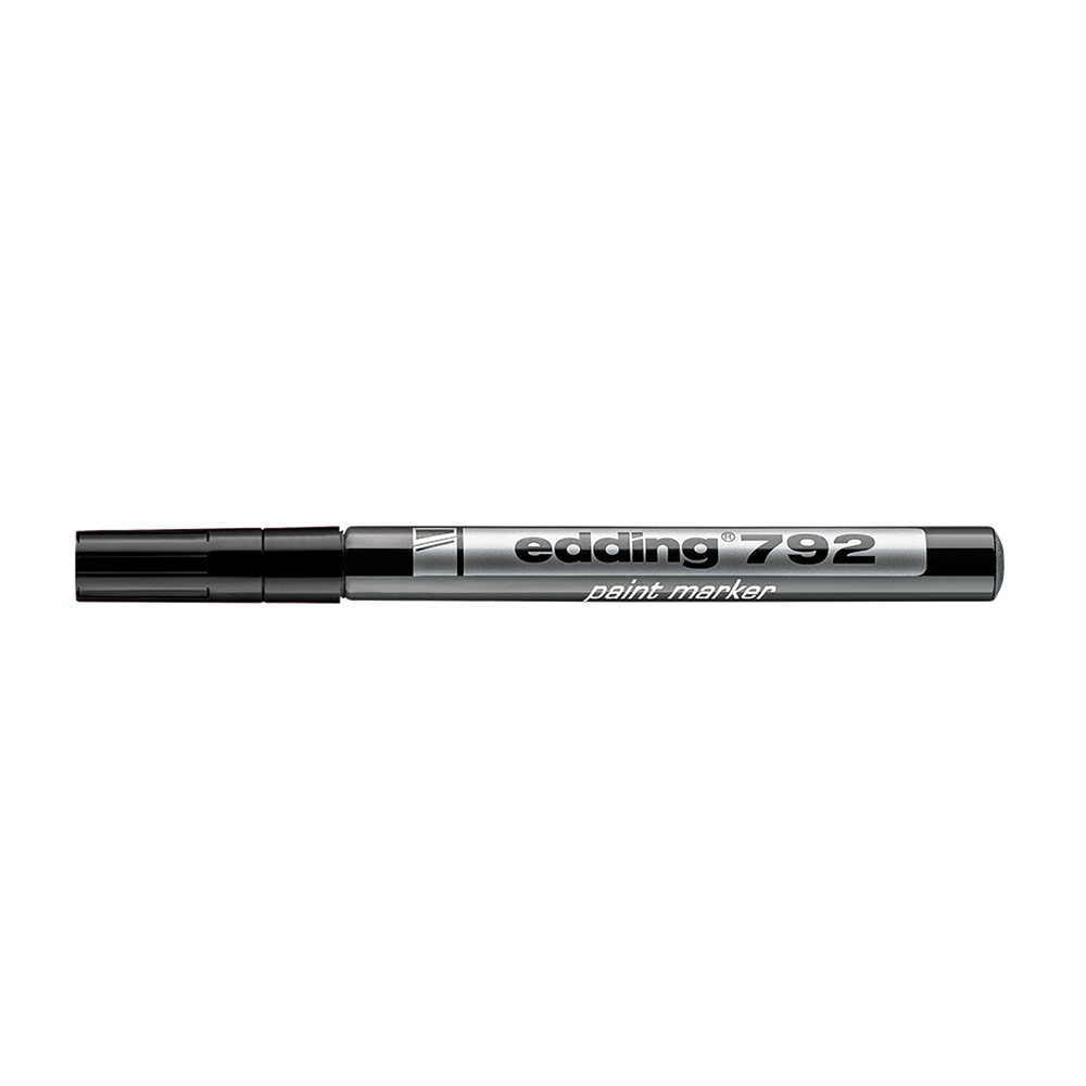 Lakkmarker 0,8mm, kerek Edding 792 fekete kép