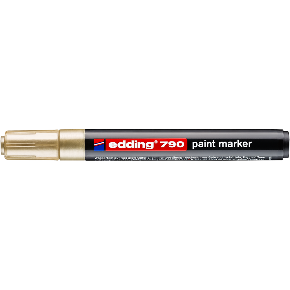 Lakkmarker 2-3mm, kerek Edding 790 arany kép