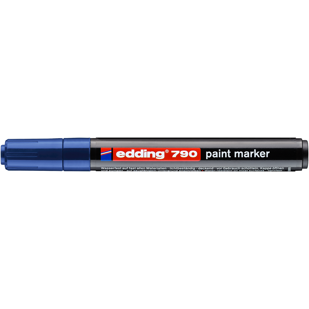 Lakkmarker 2-3mm, kerek Edding 790 kék kép