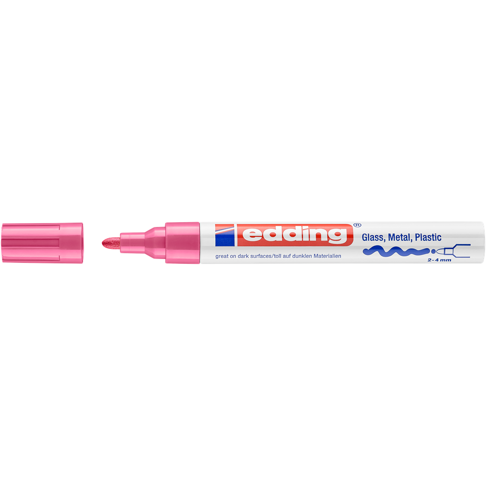 Lakkmarker 2-4mm, kerek Edding 750 rózsa kép
