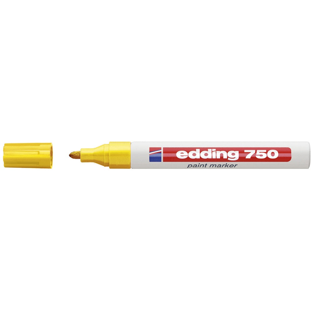 Lakkmarker 2-4mm, kerek Edding 750 sárga kép
