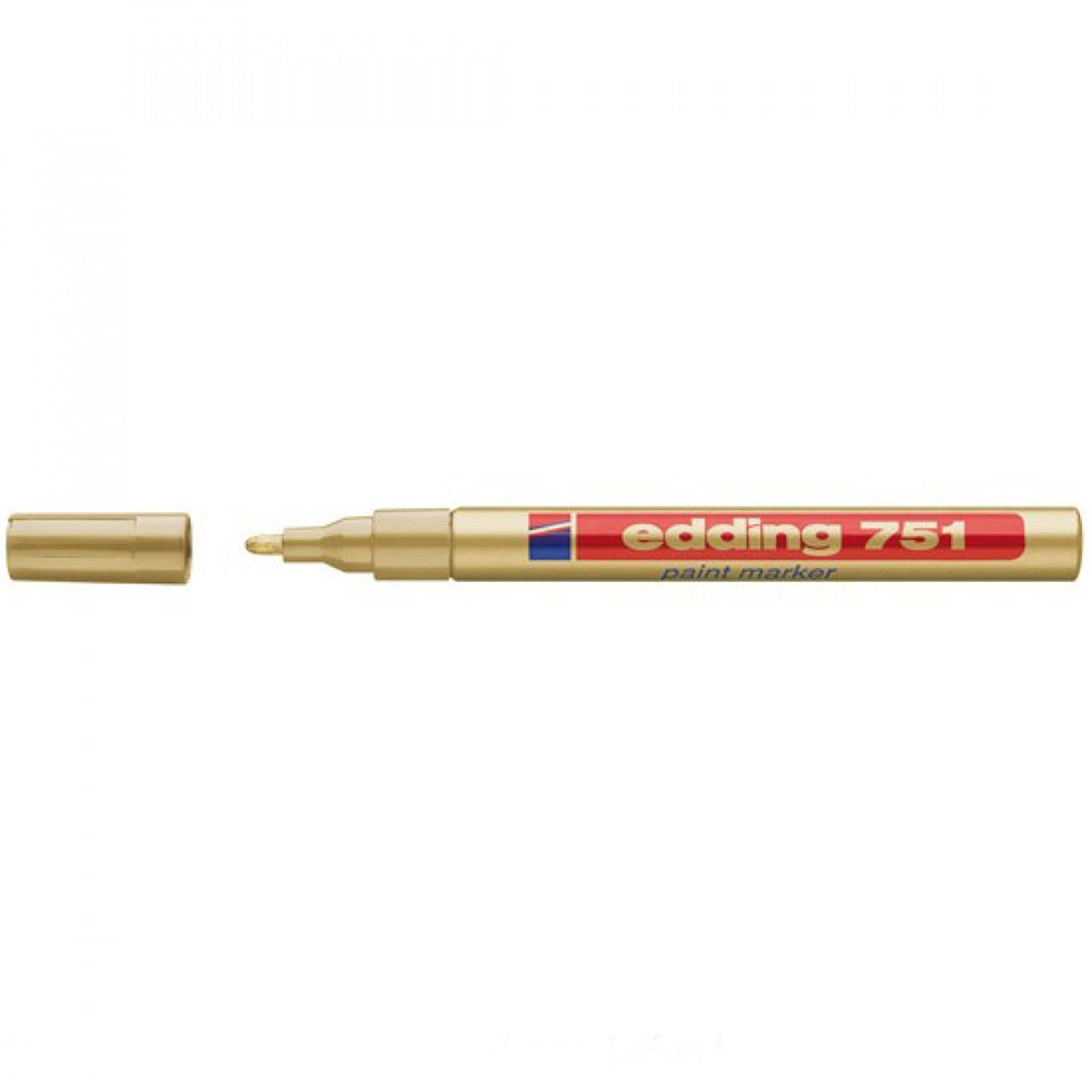 Lakkmarker 1-2mm, kerek Edding 751 arany kép