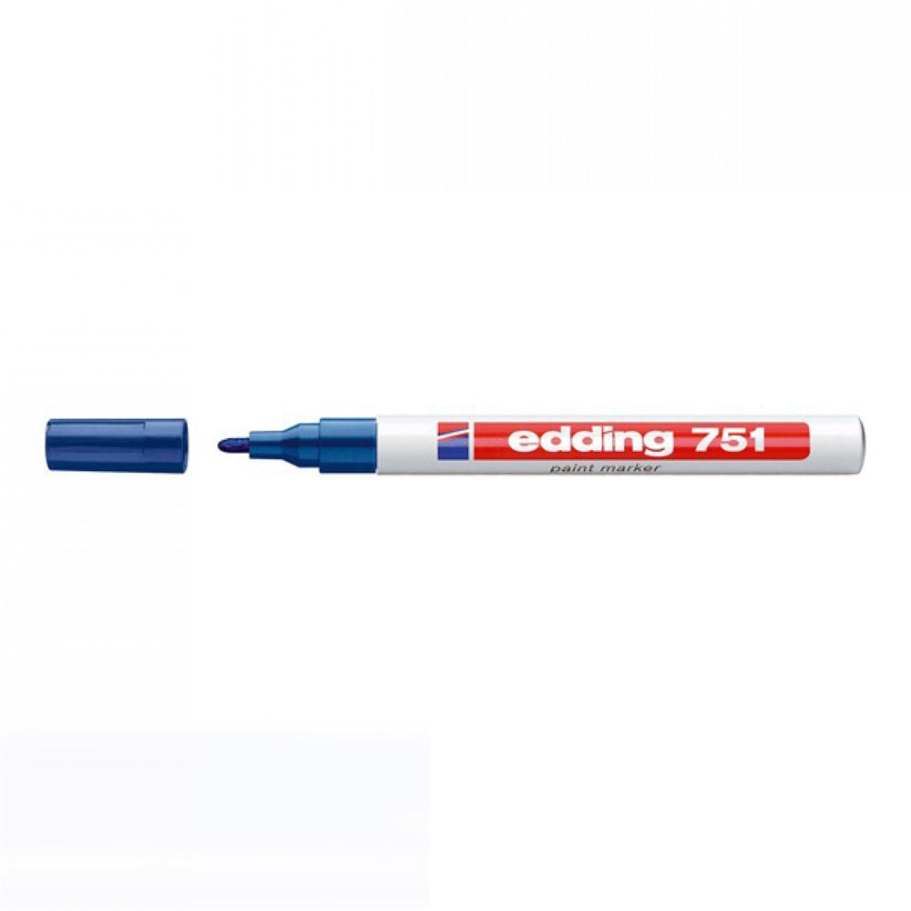 Lakkmarker 1-2mm, kerek Edding 751 kék kép