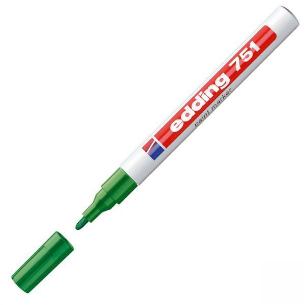 Lakkmarker 1-2mm, kerek Edding 751 zöld kép