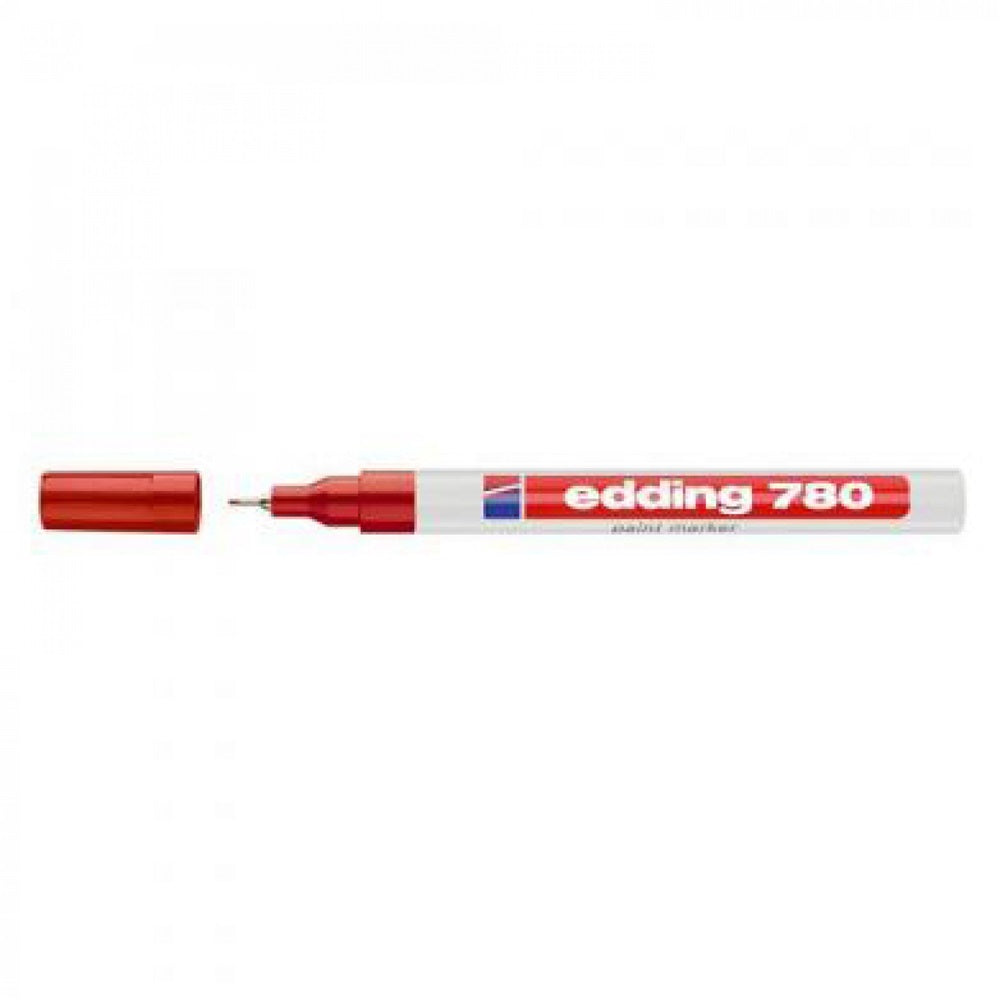 Lakkmarker 0,8mm, kerek Edding 780 piros kép