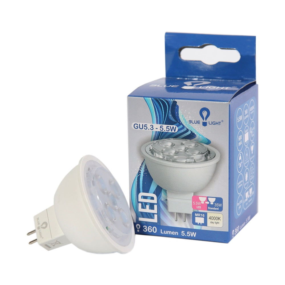 Led 5,5W MR16 4000k 360lm Blue Light kép