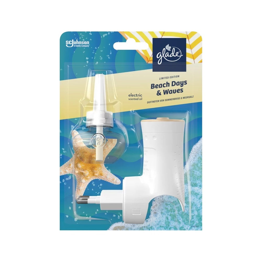 Légfrissítő elektromos készülék 20 ml Glade® Beach Days & Waves kép