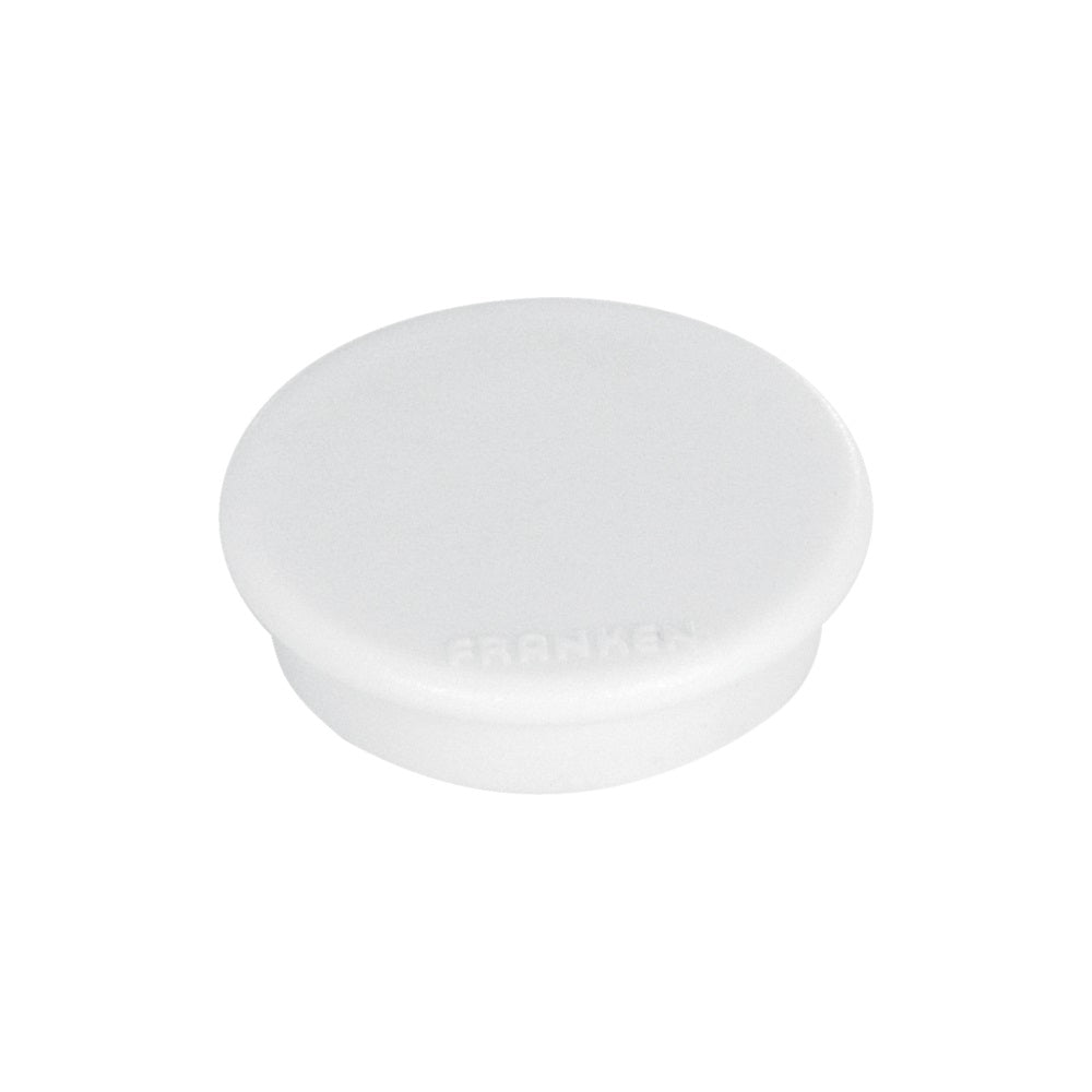 Mágnes 38mm, erősség: 2500 g. Franken 10 db/csomag, fehér kép