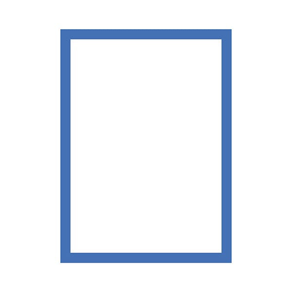 Mágneses keret DJOIS Magneto Pro A/3 317x440mm kék 10 darabos