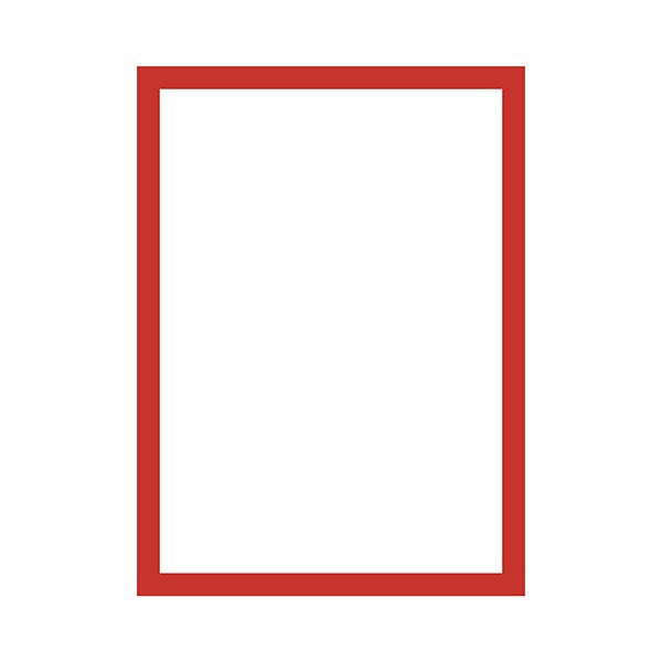 Mágneses keret DJOIS Magneto Pro A/3 317x440mm piros 10 darabos