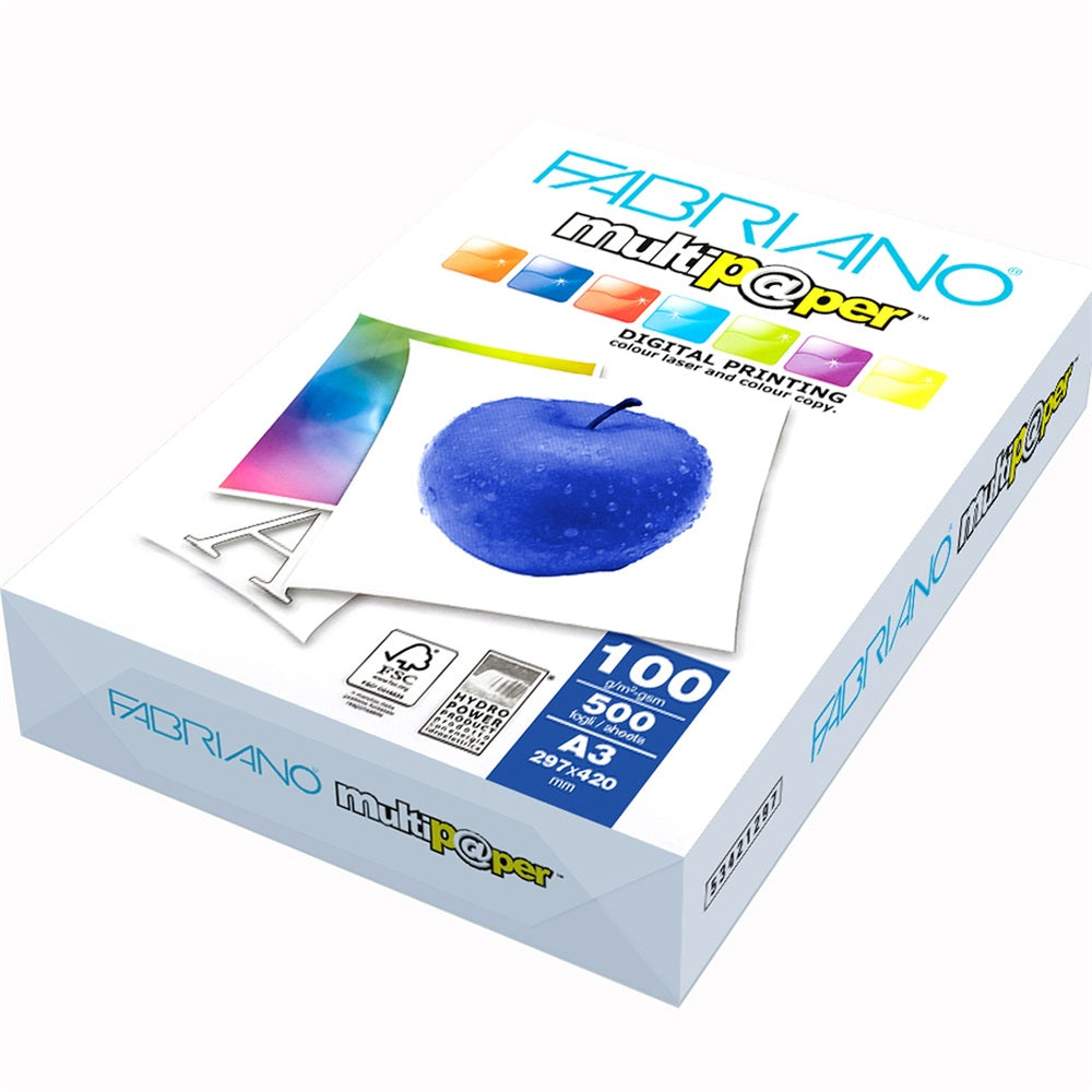 Másolópapír, digitális A3, 100g. Fabriano Multipaper 500ív/csomag kép