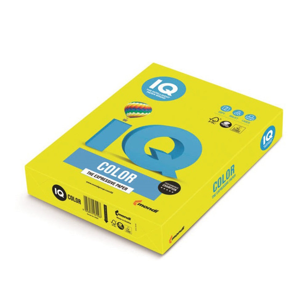 Másolópapír, színes, A3, 80g. IQ 500ív/csomag, neon zöld kép