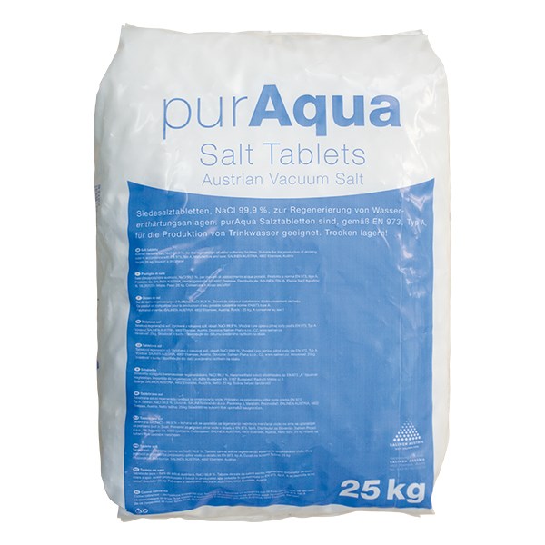 Mosogatógép tisztító sótabletta CLEAN CENTER PurAqua 25 kg