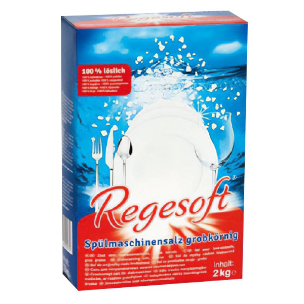 Mosogatógép vízlágyító KIEHL Regesoft Arcandis regeneráló durvaszemcsés só 2 kg