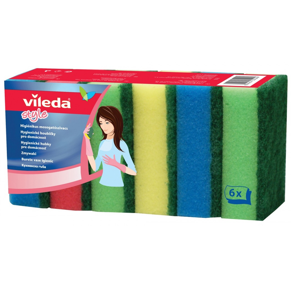 Mosogatószivacs 6 db/csomag Vileda Rainbow_F25096 kép