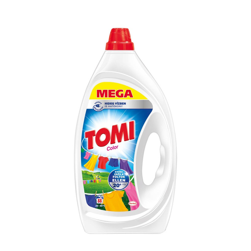 Mosógél 3,96 liter (56 mosás) színes ruhákhoz Tomi MEGA kép