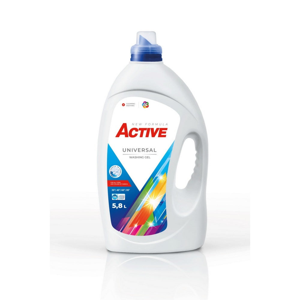 Mosógél 5,8 liter (116 mosás) színes ruhákhoz Active Color kép