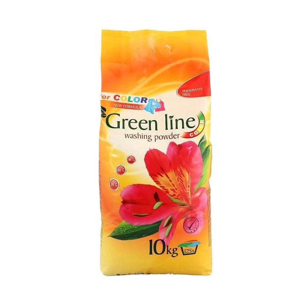 Mosópor 10 kg zsákos színes ruhákhoz Green Line kép