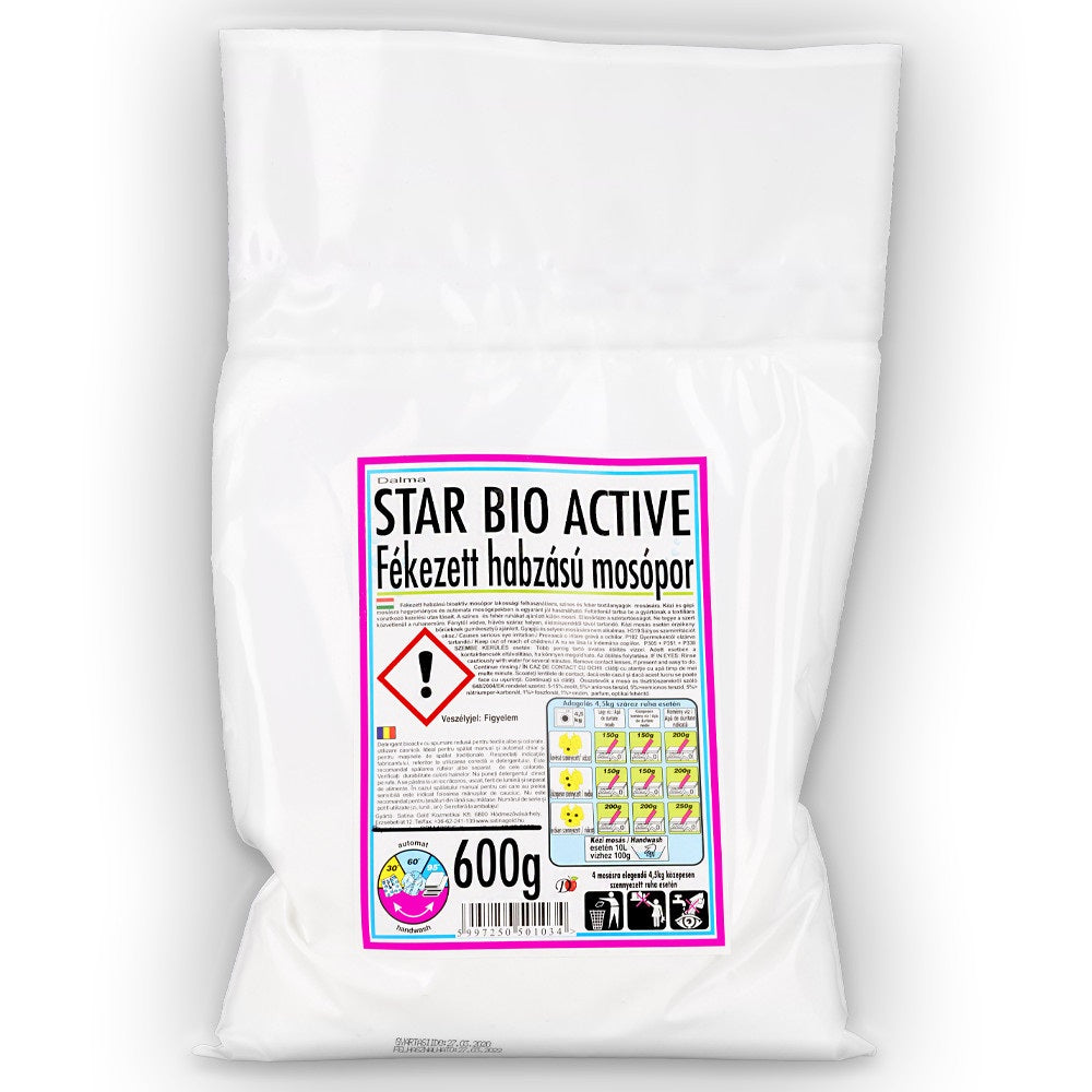 Mosópor 600 g (6 mosás) színes és fehér ruhákhoz Star Bio Active Dalma kép