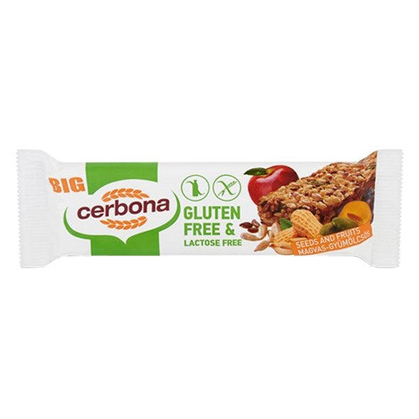 Müzliszelet CERBONA gluténmentes magvas-gyümölcsös 35 g